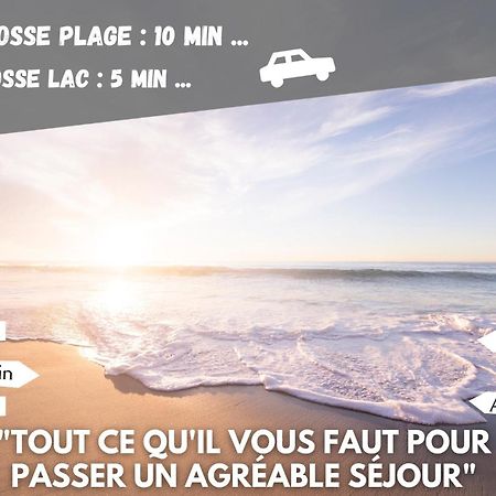 Ravissante Maison Cosy 4* Biscarrosse Proche Lac Bagian luar foto
